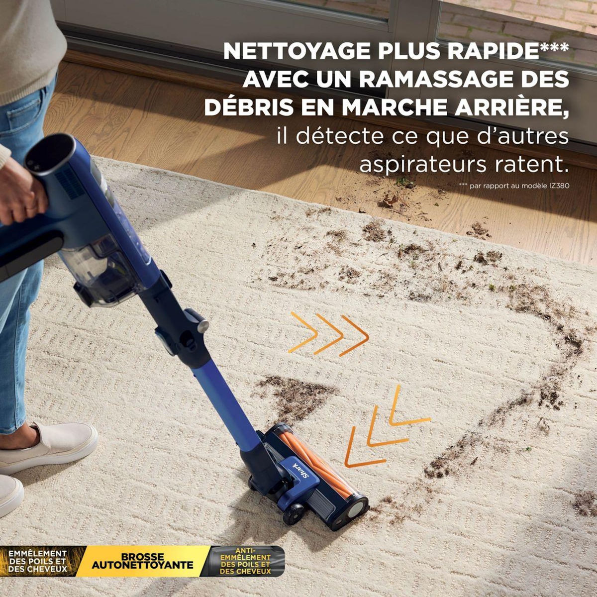 Shark Aspirateur balai PowerDetect Speed IA1241FR