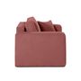 Voir la diapositive 2 : BEST MOBILIER Topaze - fauteuil - en velours texturé