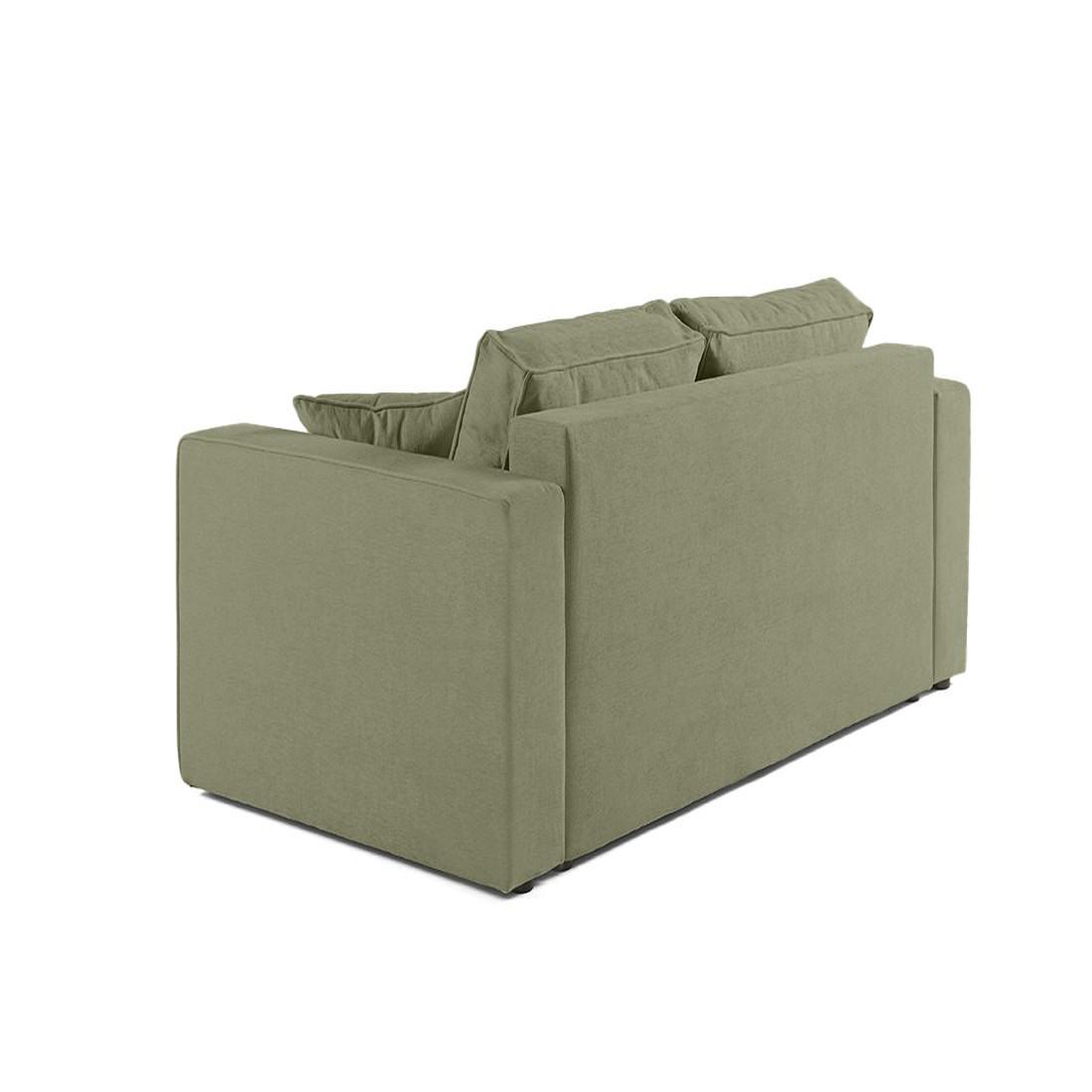 Voir la diapositive 5 : BEST MOBILIER Topaze - canapé droit 2 places - en tissu
