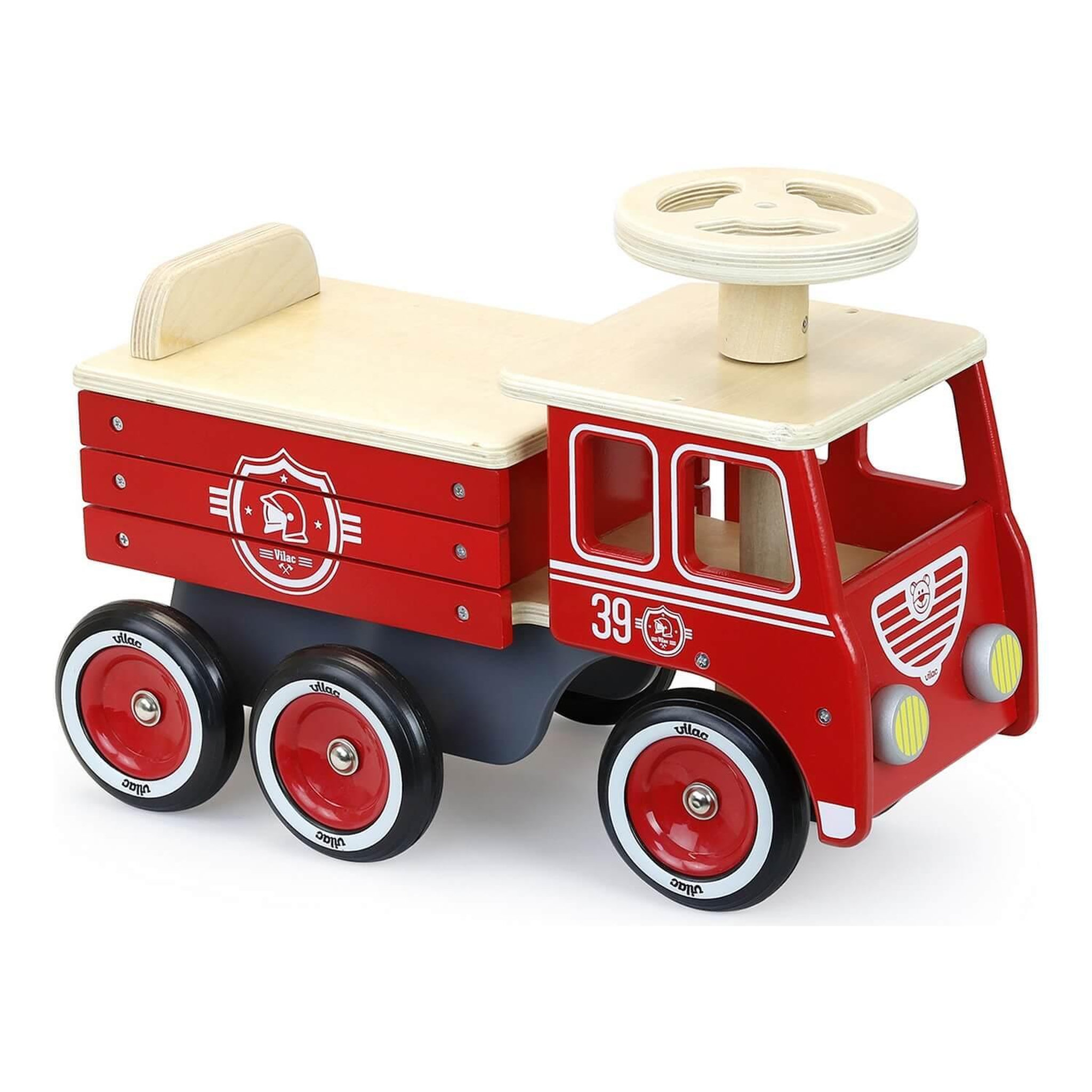 Vilac Porteur camion de pompiers