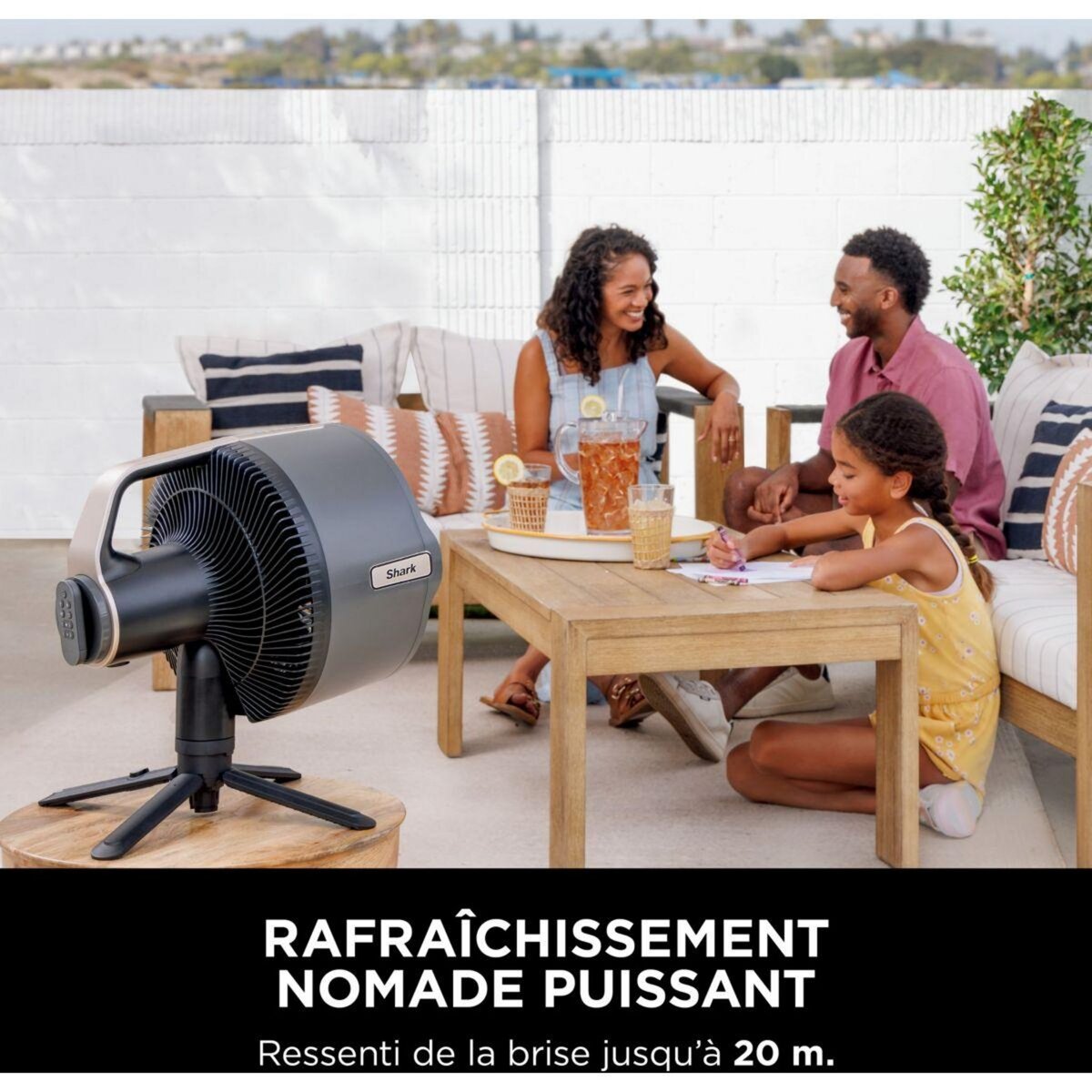 Shark Ventilateur brumisateur FlexBreeze ProMist FA300EU