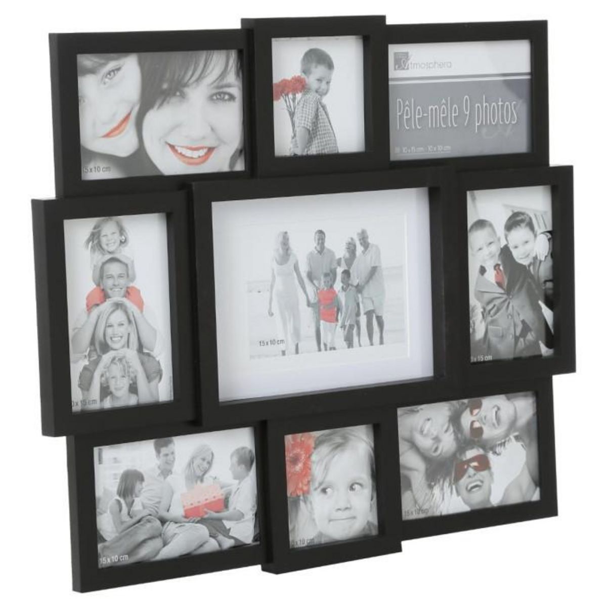 ATMOSPHERA Pêle-Mêle 9 Photos  Cali  48cm Noir