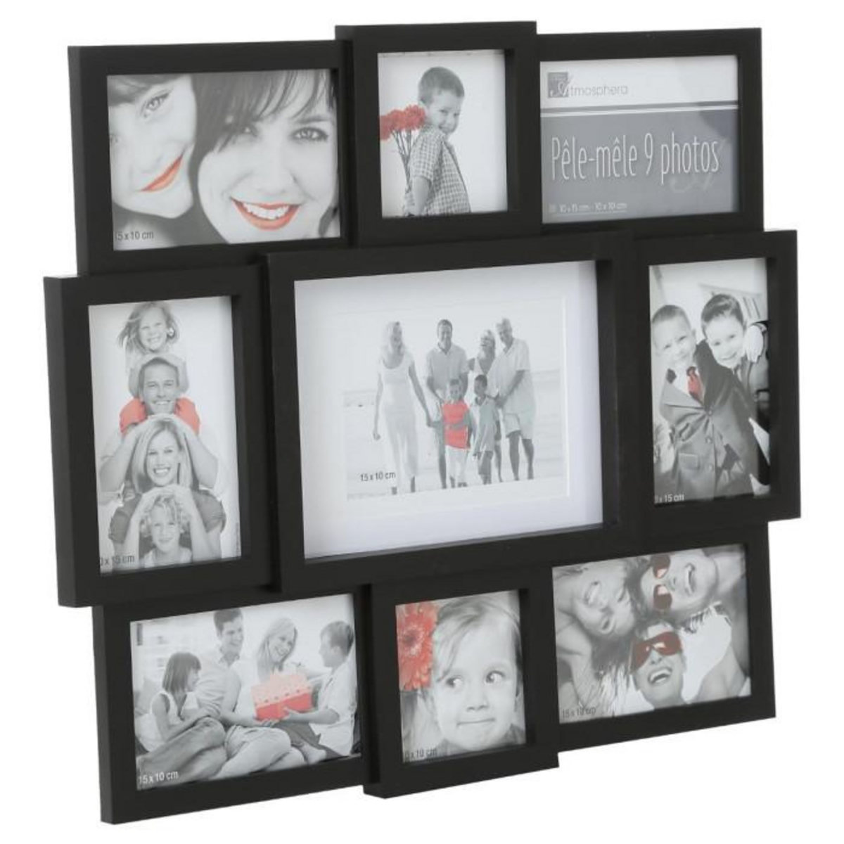ATMOSPHERA Pêle-Mêle 9 Photos  Cali  48cm Noir
