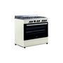 Voir la diapositive 5 : CONTINENTAL EDISON Cuisiniere piano four multifonctions catalyse - CONTINENTAL EDISON - CECP9060CD - 95 L - L90 x H85 cm - Creme / Inox