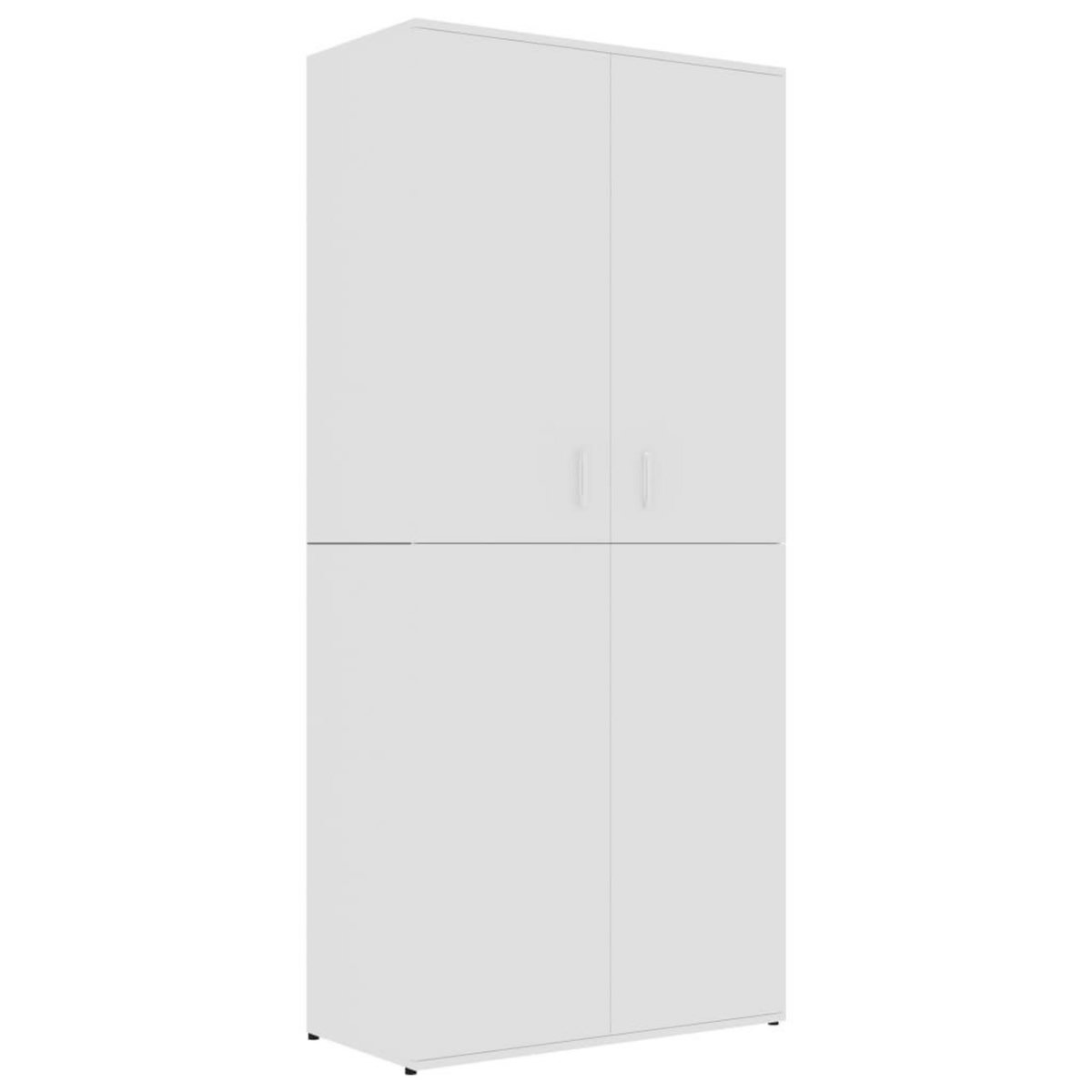 VIDAXL Armoire a chaussures Blanc 80x39x178 cm Bois d'ingenierie
