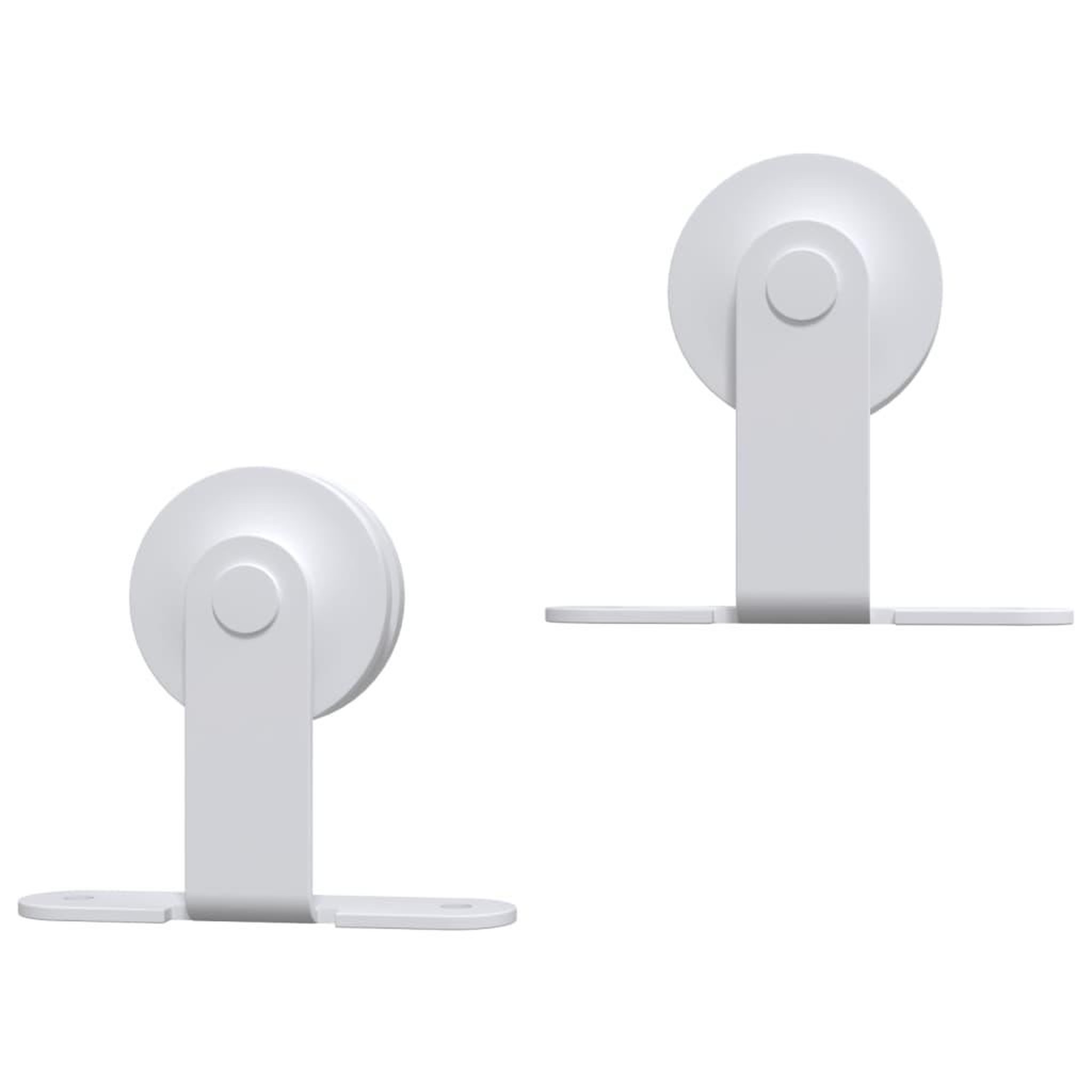Voir la diapositive 5 : VIDAXL Kit de quincaillerie de porte coulissante 183 cm Acier Blanc