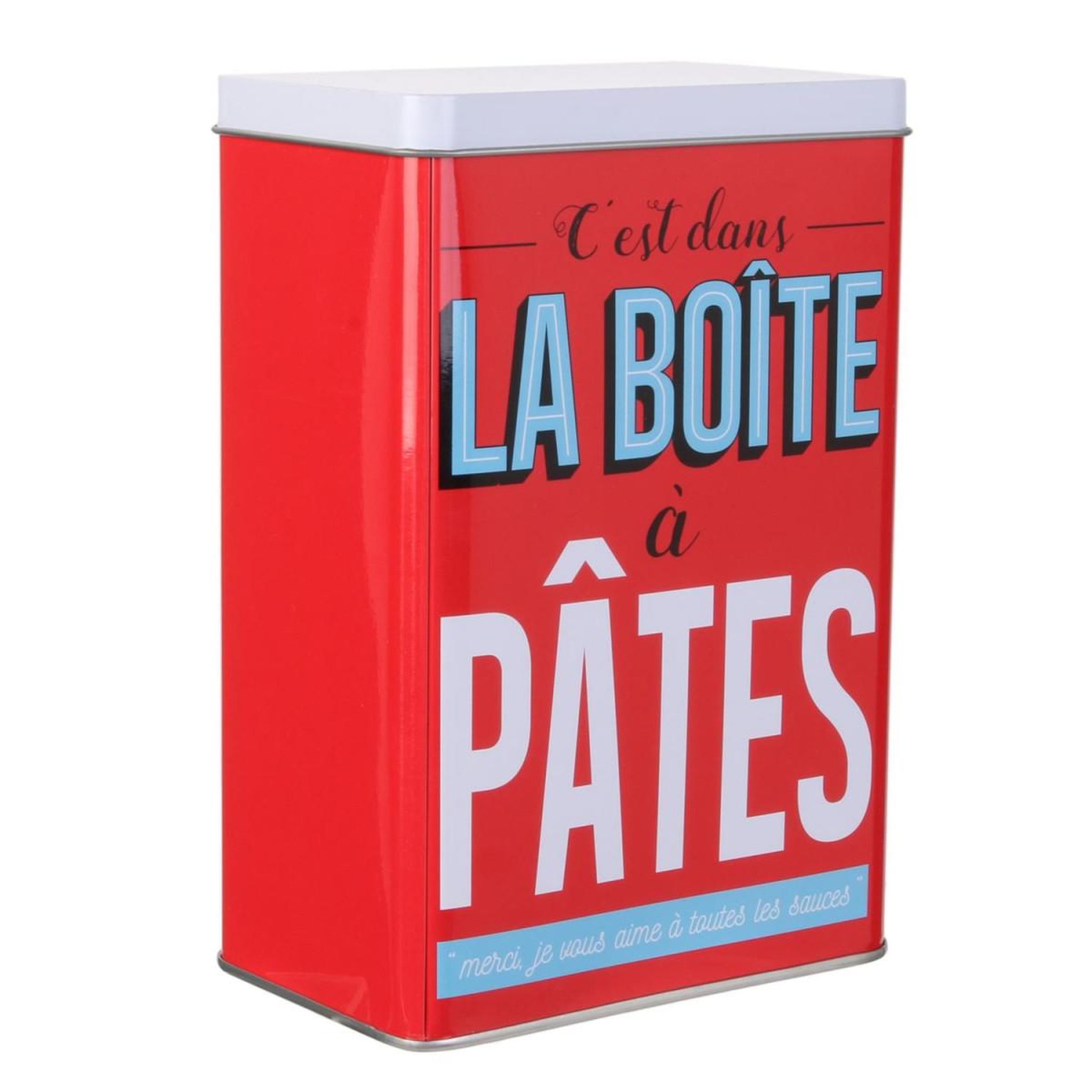 COOK CONCEPT Boîte de conservation  ma boîte à pâtes  18cm rouge