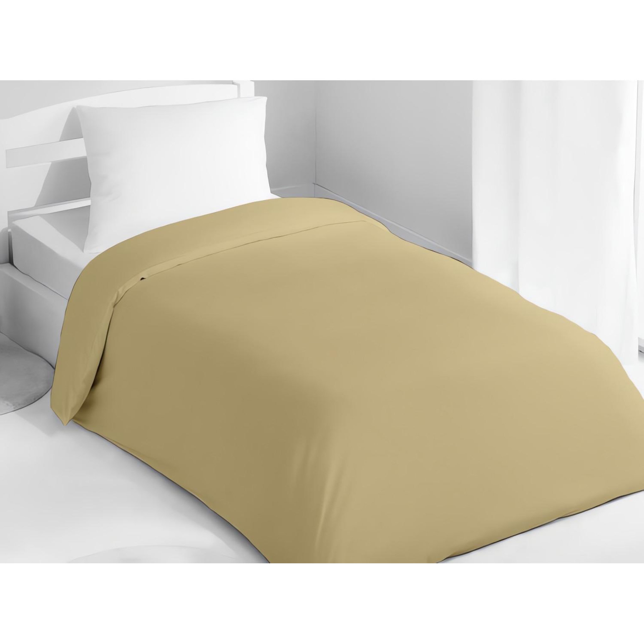 SOLEIL D'OCRE Housse de couette coton 57 Fils uni, par SOLEIL D'OCRE