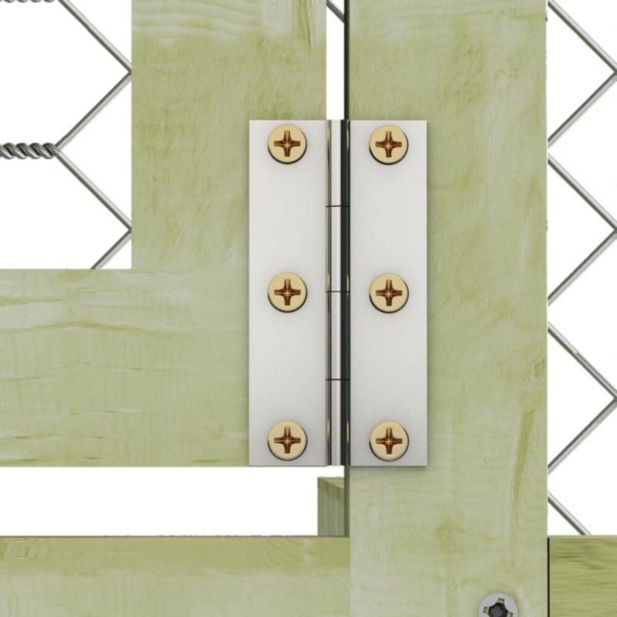 VIDAXL Poulailler 268x400x190 cm Bois de pin massif imprégné