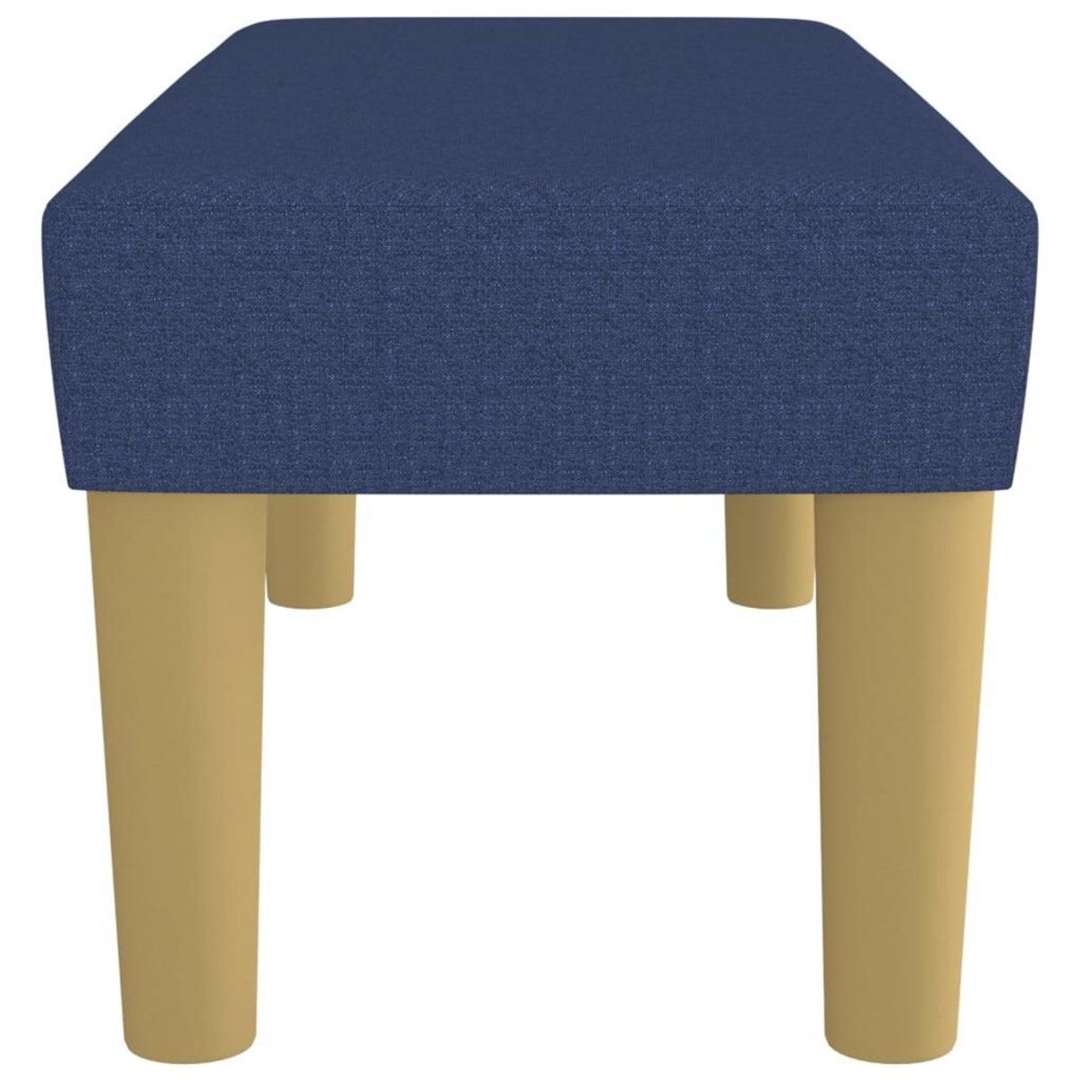 VIDAXL Banc Bleu 70x30x30 cm Tissu