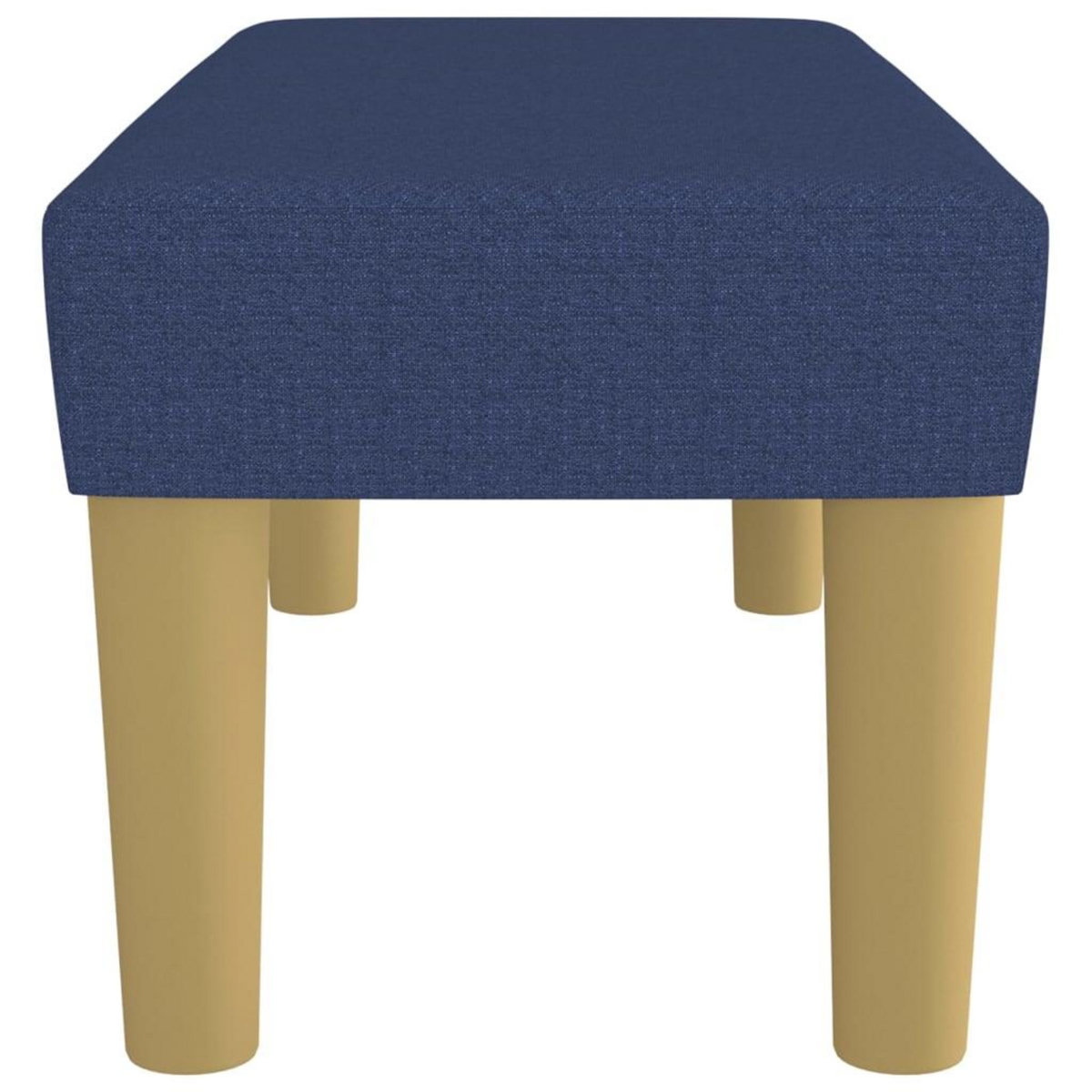 VIDAXL Banc Bleu 70x30x30 cm Tissu