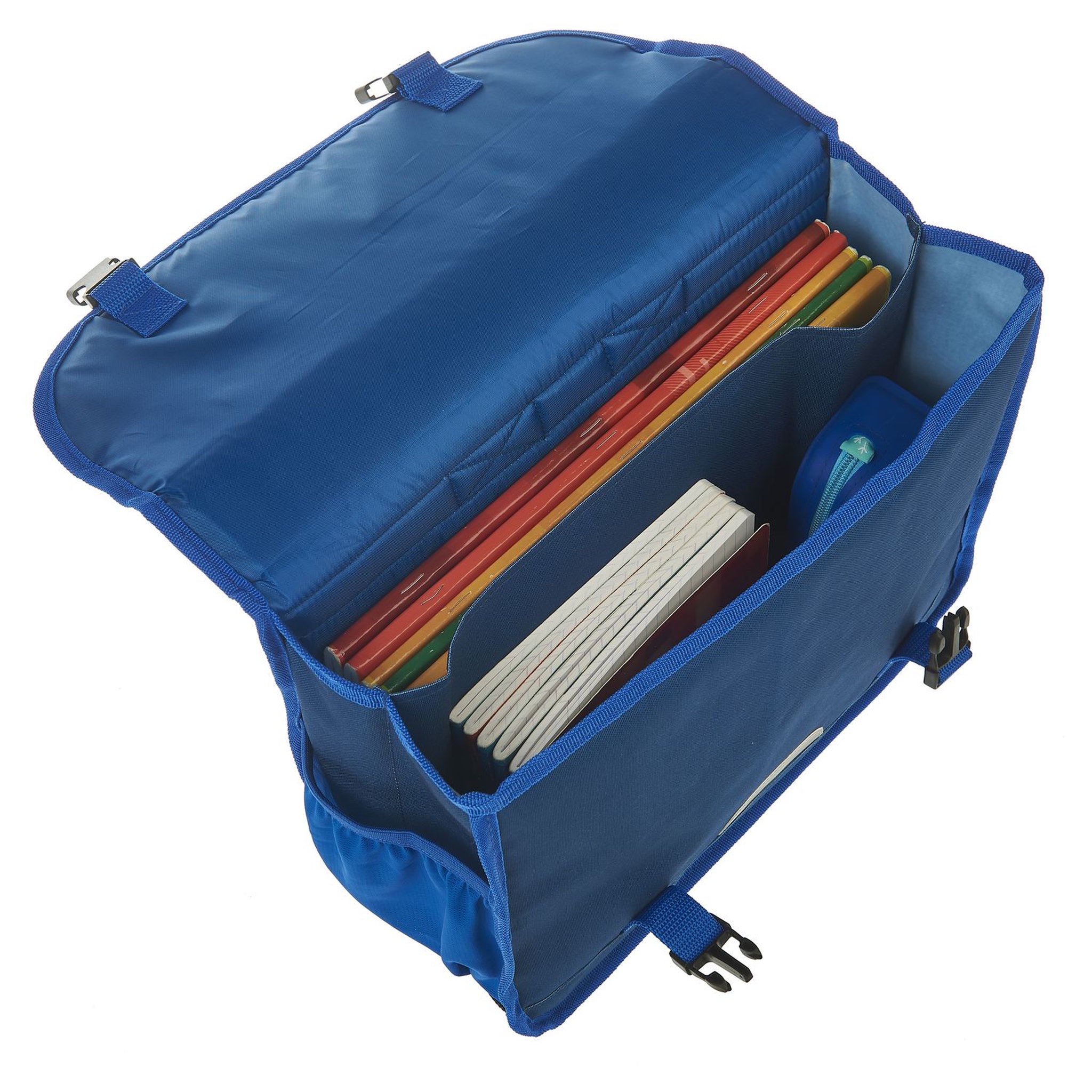 Voir la diapositive 5 : POUCE Cartable 36 cm bleu
