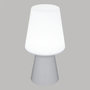 Voir la diapositive 2 : ATMOSPHERA Lampe à Poser Extérieure  Wiza  32cm Blanc