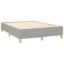 Voir la diapositive 4 : VIDAXL Cadre de lit sans matelas gris clair 140x200 cm tissu