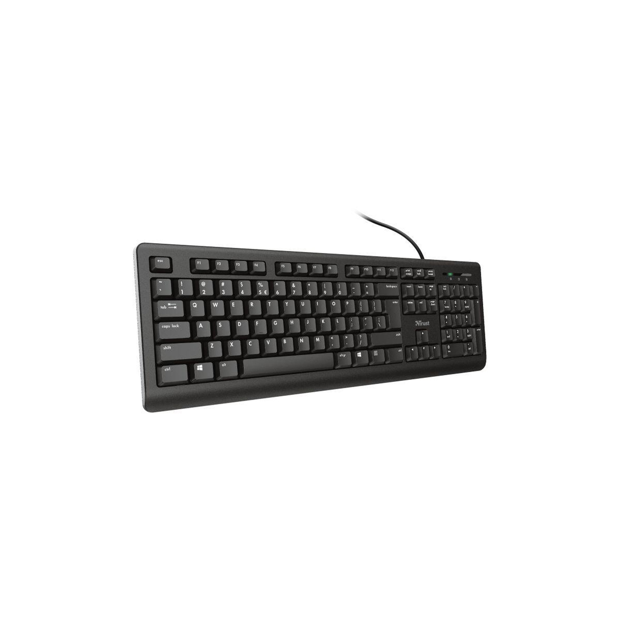 Voir la diapositive 2 : Trust Clavier filaire filaire primo / taro