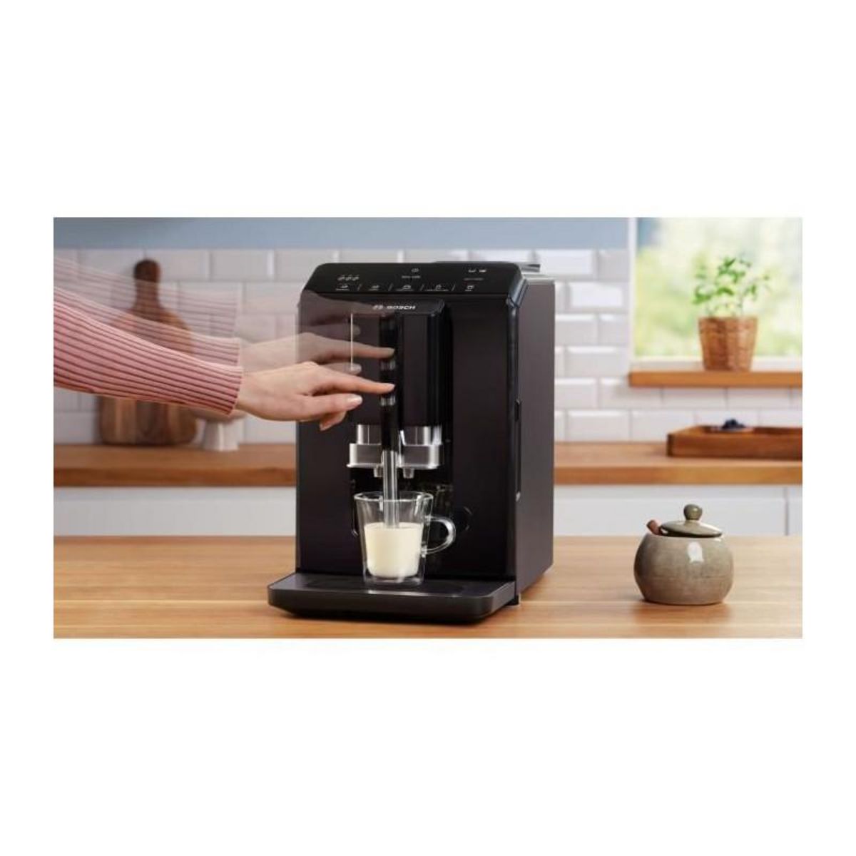 BOSCH Machine a café broyeur expresso - BOSCH - TIE20119 Serie 2 - 1300 W - 250 g de grains - 1,4 L - Noir