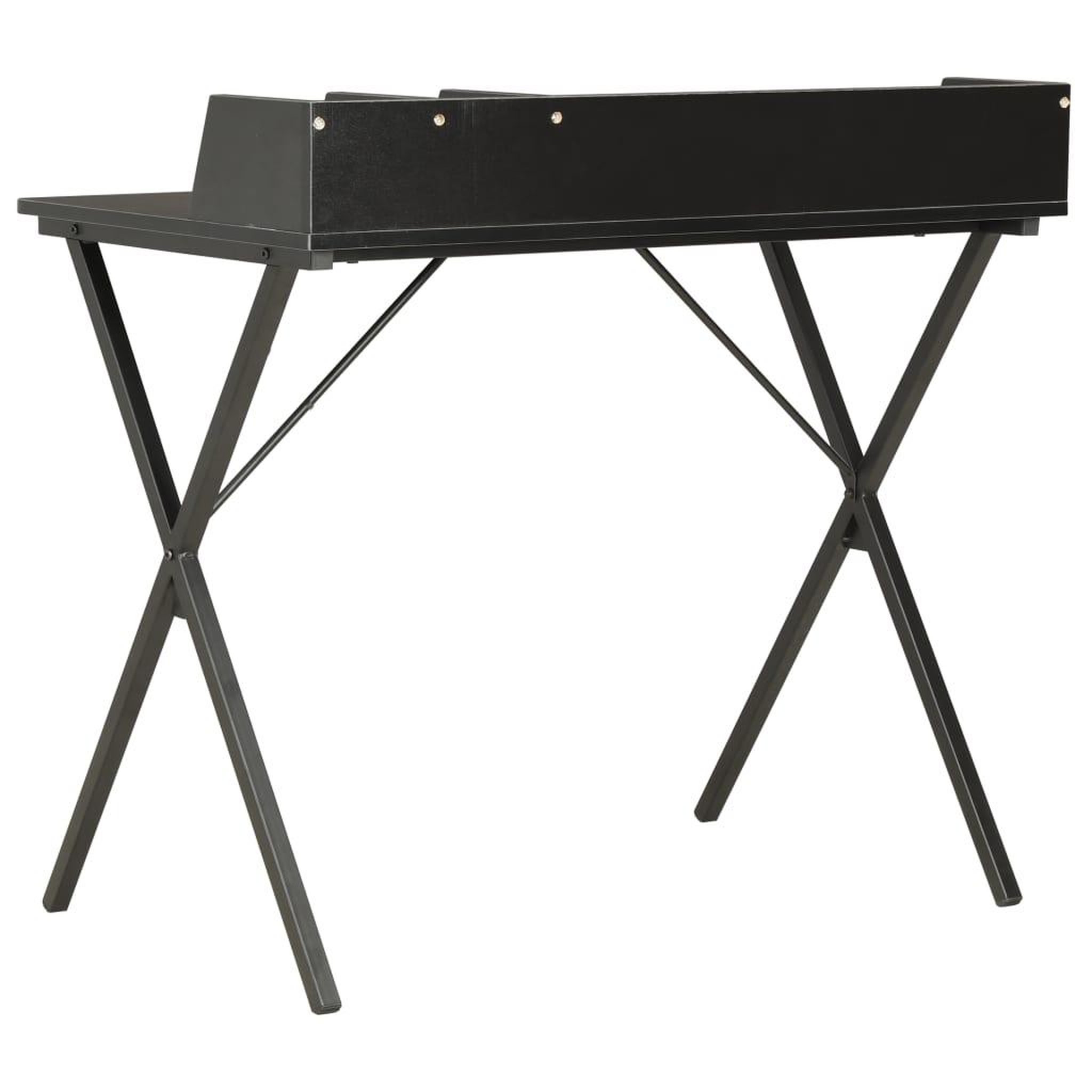 Voir la diapositive 4 : VIDAXL Bureau Noir 80x50x84 cm