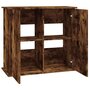 Voir la diapositive 6 : VIDAXL Support pour aquarium chêne fumé 81x36x73 cm bois d ingénierie