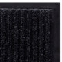 Voir la diapositive 5 : VIDAXL Tapis d'entree Noir PVC 90 x 60 cm