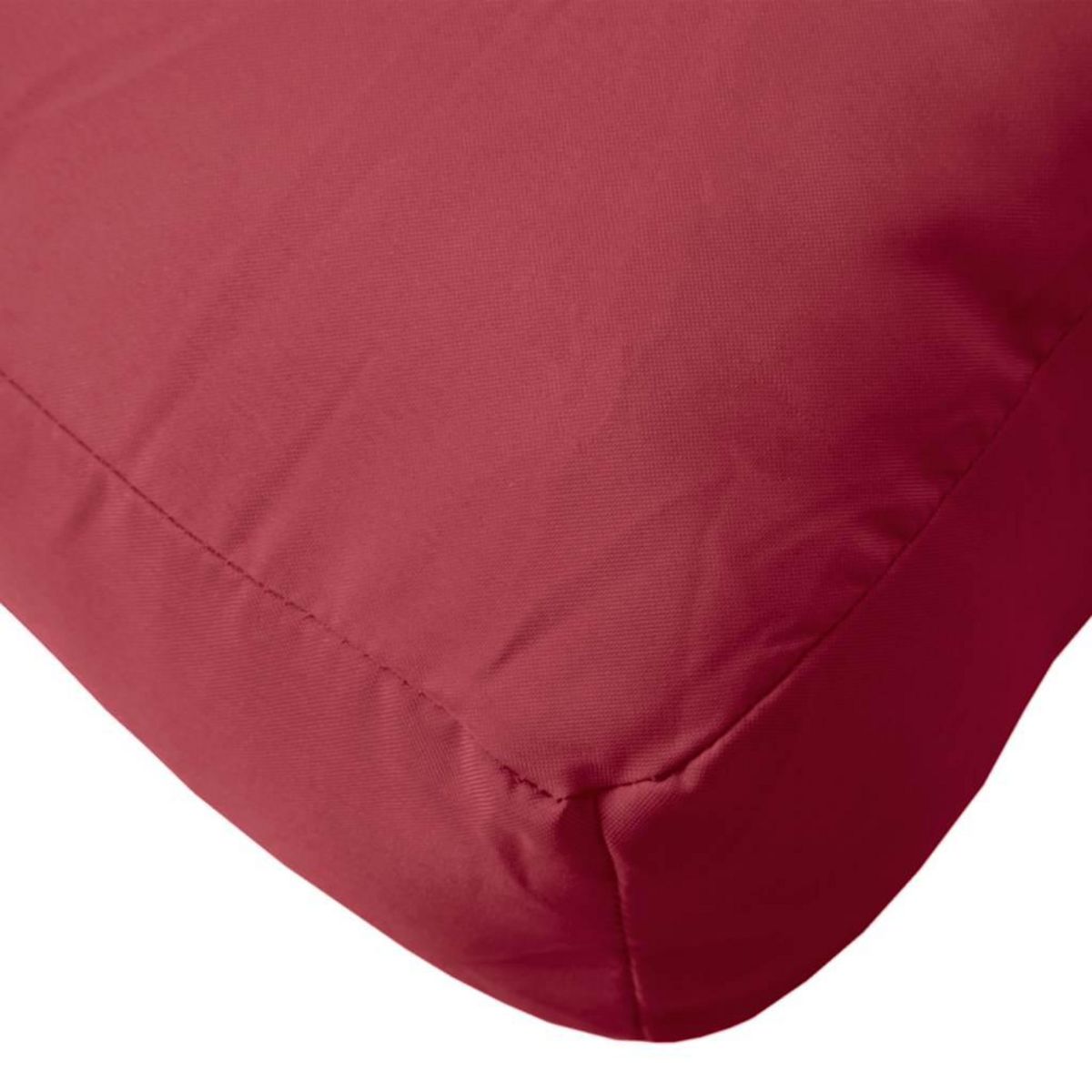 VIDAXL Coussin de palette rouge bordeaux 60x60x8 cm tissu oxford