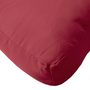 Voir la diapositive 5 : VIDAXL Coussin de palette rouge bordeaux 60x60x8 cm tissu oxford