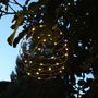 Voir la diapositive 2 : Lumisky Suspension solaire spirale ORION Noir Acier H37cm