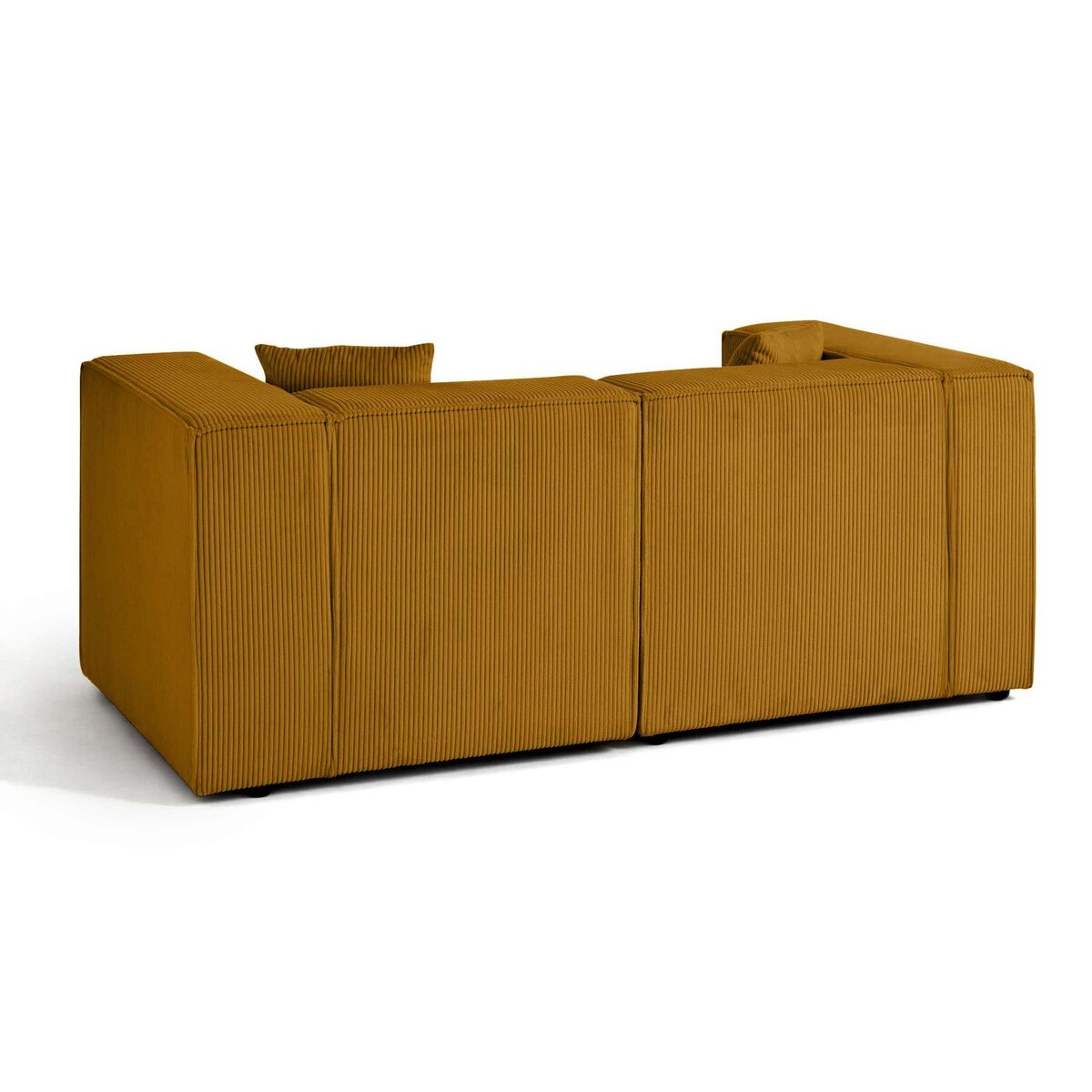 LISA DESIGN Arty - canapé modulable 2 places - en velours côtelé