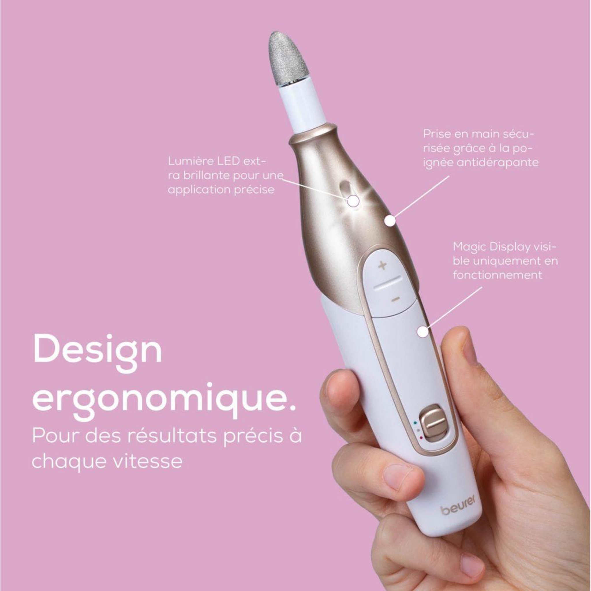 Voir la diapositive 4 : Beurer Kit manucure manicure / pedicure mp 64