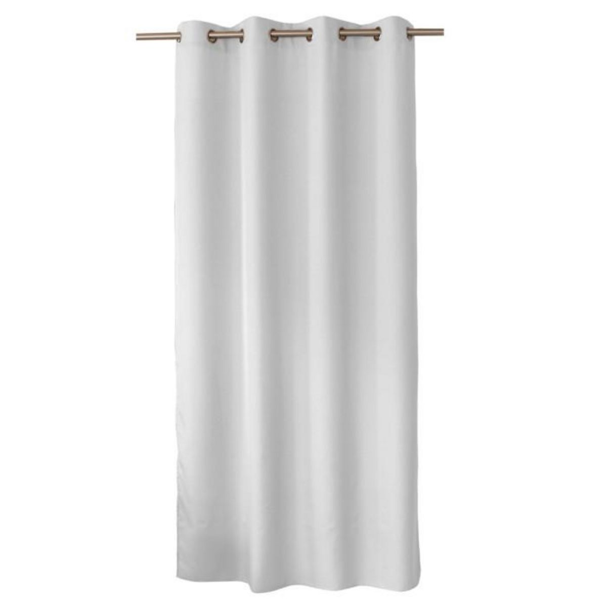 TOILINUX Rideau uni avec oeillets - 140 x 240 cm