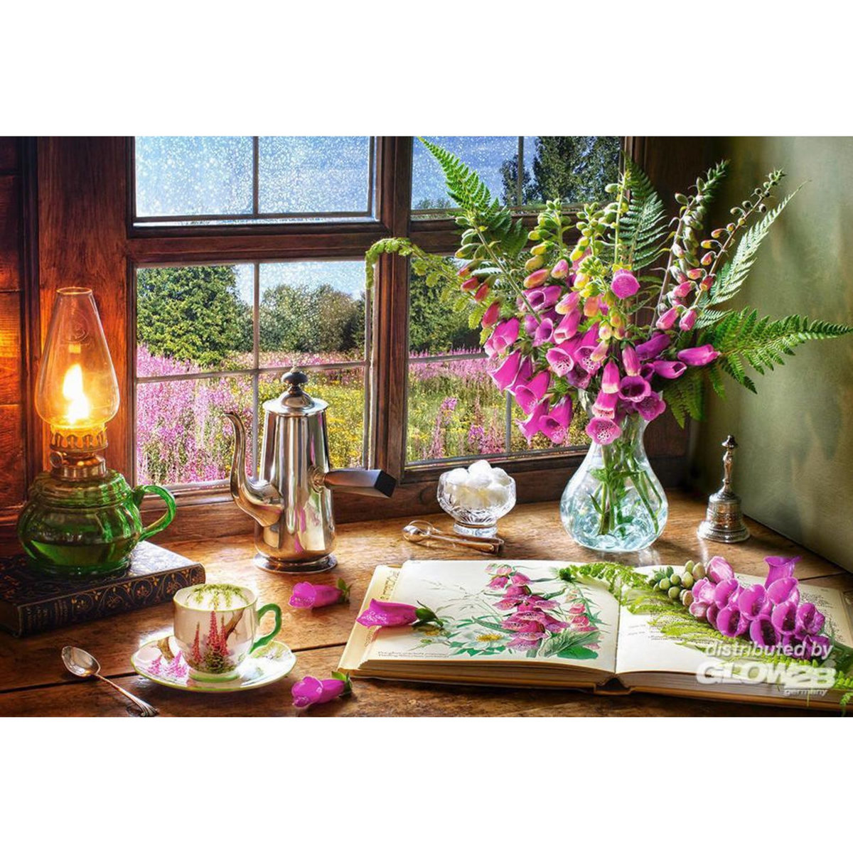 Castorland Puzzle 1000 pièces : Nature morte avec Violette Snapdragon