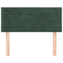 Voir la diapositive 3 : VIDAXL Tete de lit Vert fonce 80x5x78/88 cm Velours
