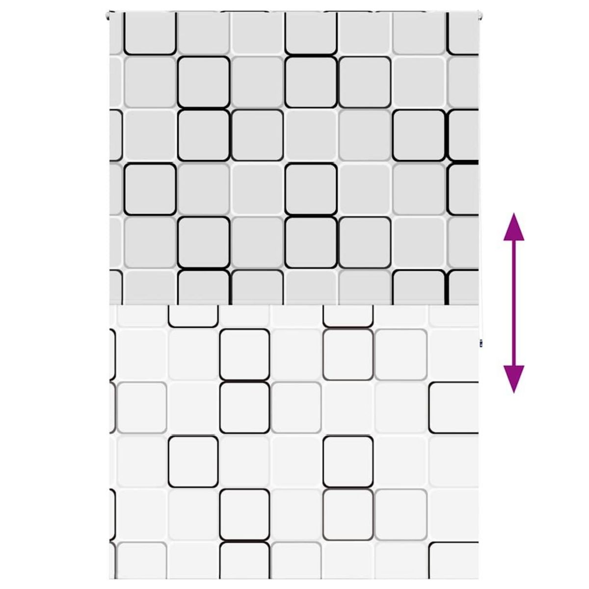 VIDAXL Store enrouleur de douche 150x240 cm largeur du tissu 146 cm