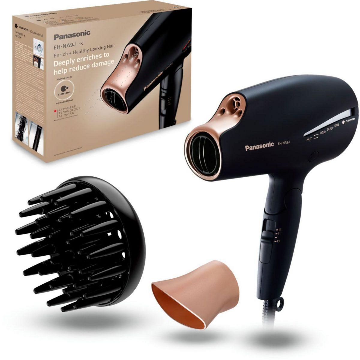 PANASONIC Sèche cheveux EH-NA9J-K825