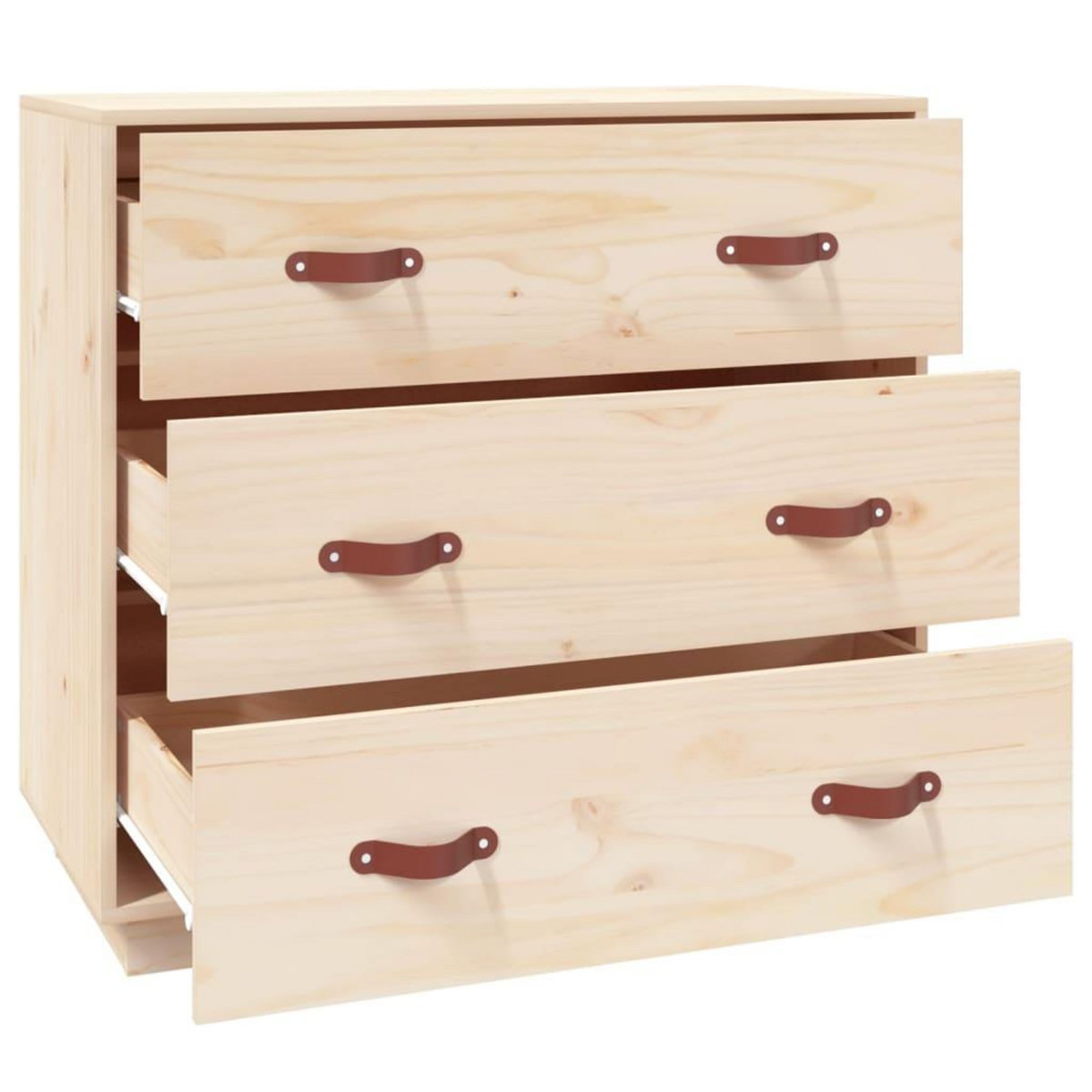 VIDAXL Buffet 80x40x75 cm Bois massif de pin