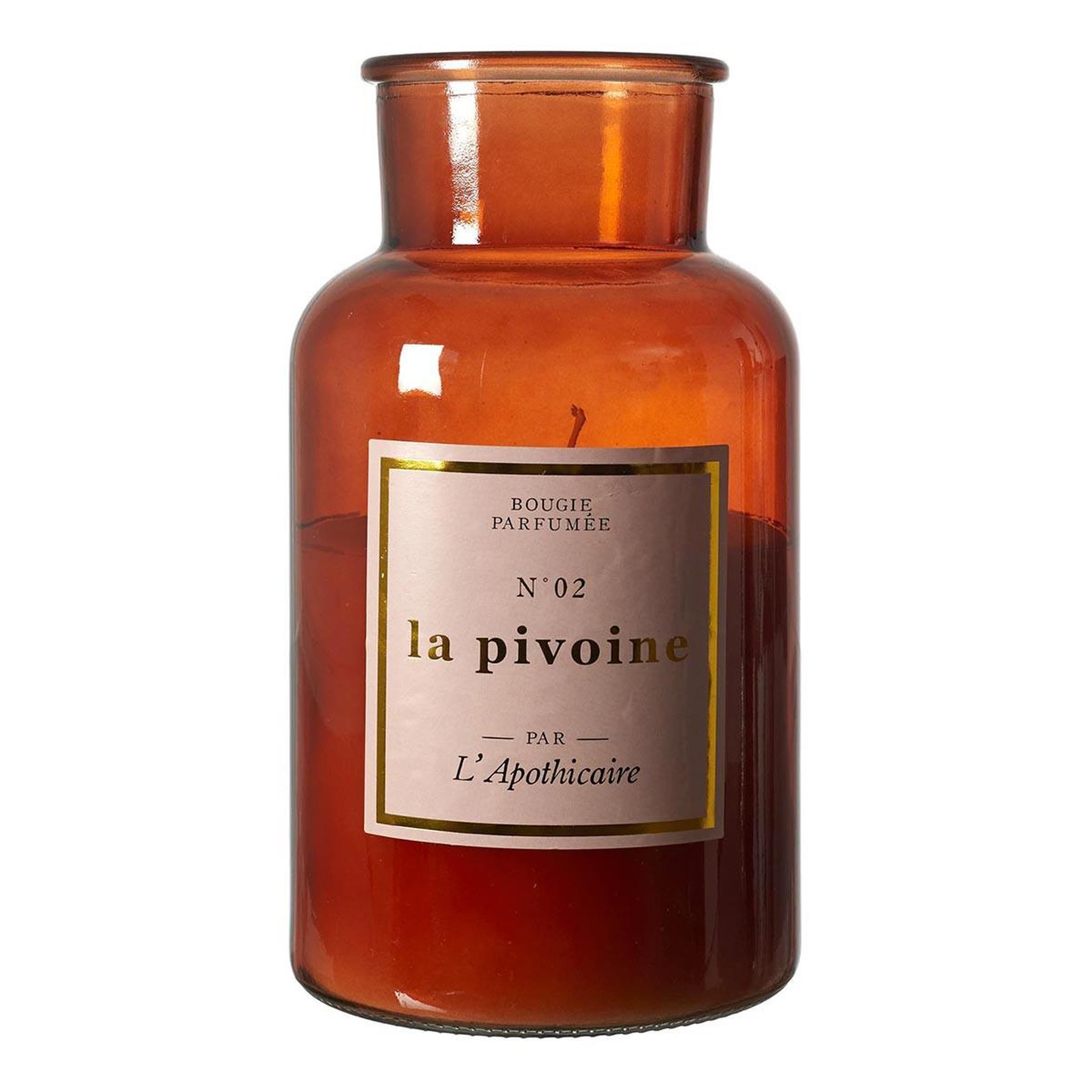 The Home Deco Factory Bougie parfumée déco  apo chic  1400g pivoine