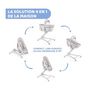 Voir la diapositive 3 : CHICCO Hamac pour Bébé Chicco BabyHug 4in1 Gris