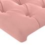 Voir la diapositive 4 : VIDAXL Tete de lit Rose 100x7x78/88 cm Velours