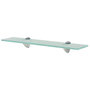 Voir la diapositive 2 : VIDAXL Etageres murales 2 pcs Verre 50x20 cm 8 mm