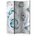 Paris Prix Paravent 3 Volets  Satin Rose Turquoise  135x172cm