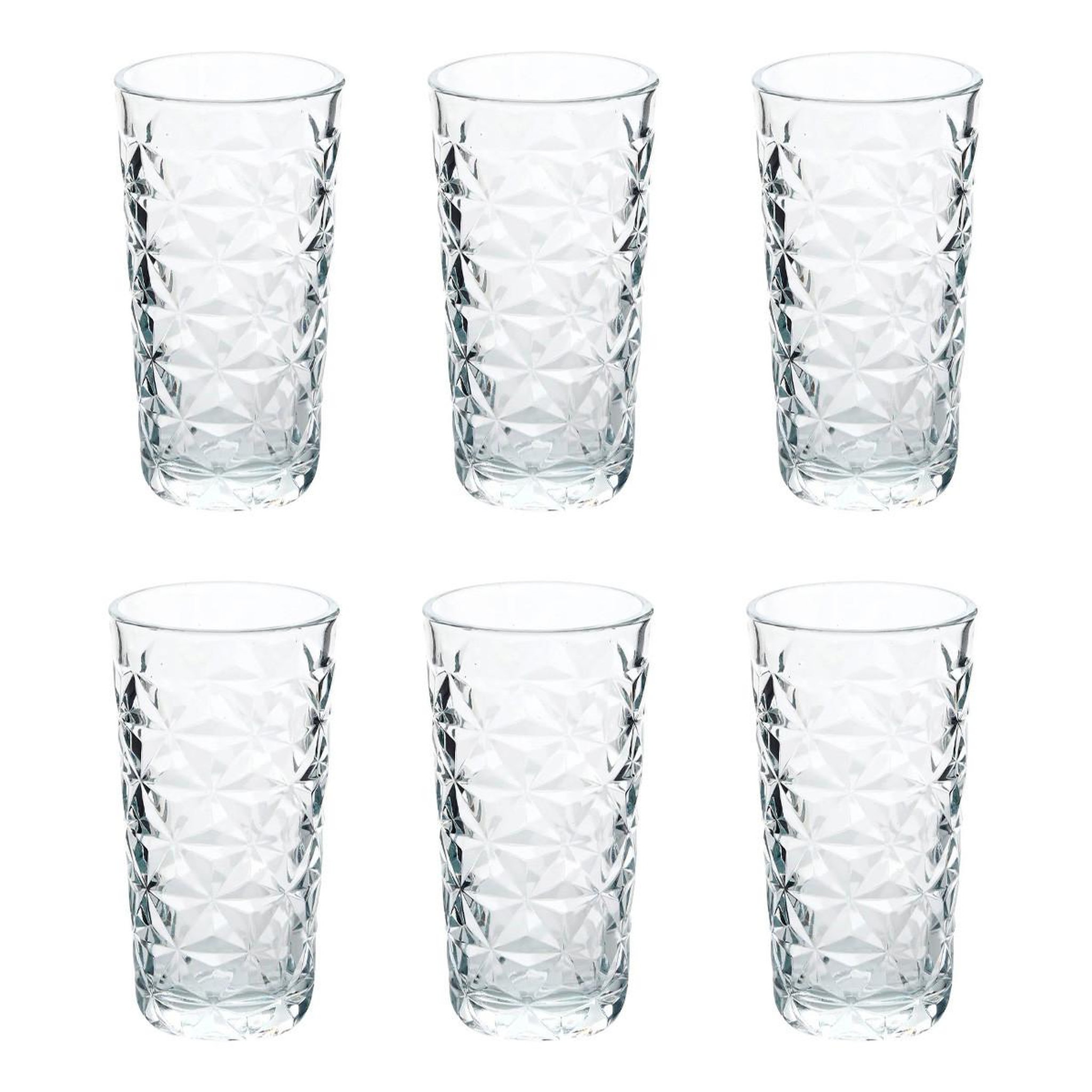 SECRET DE GOURMET Lot de 6 verres hauts  julieau  36cl transparent