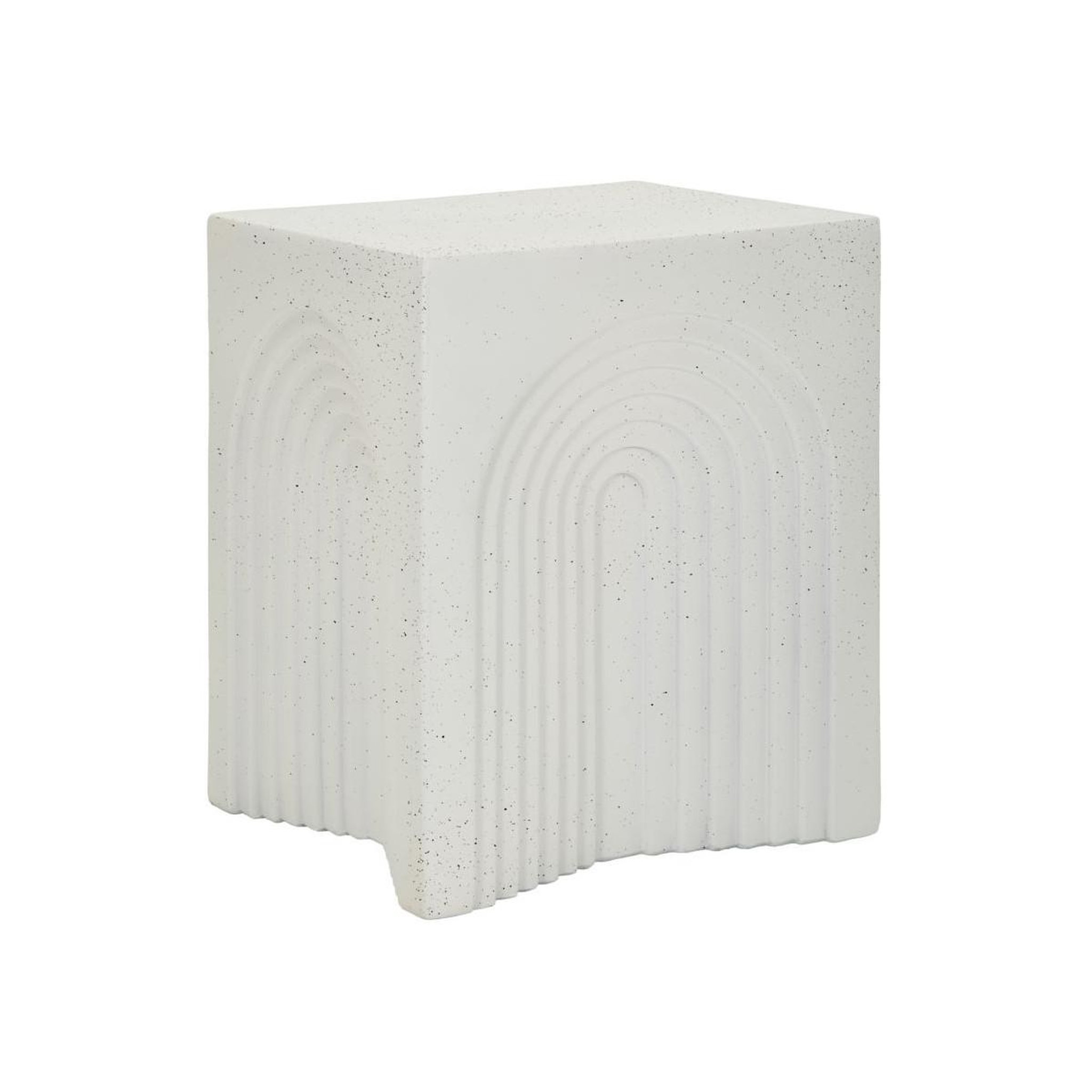 Paris Prix Table d'appoint design  arc  50cm blanc