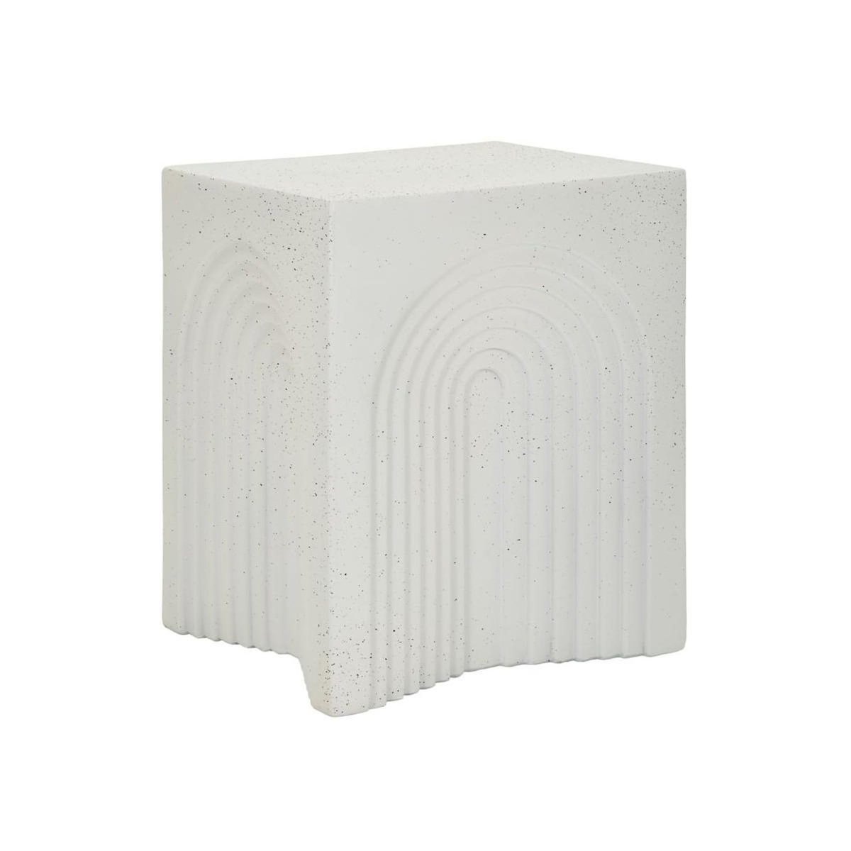 Paris Prix Table d'Appoint Design  Arc  50cm Blanc