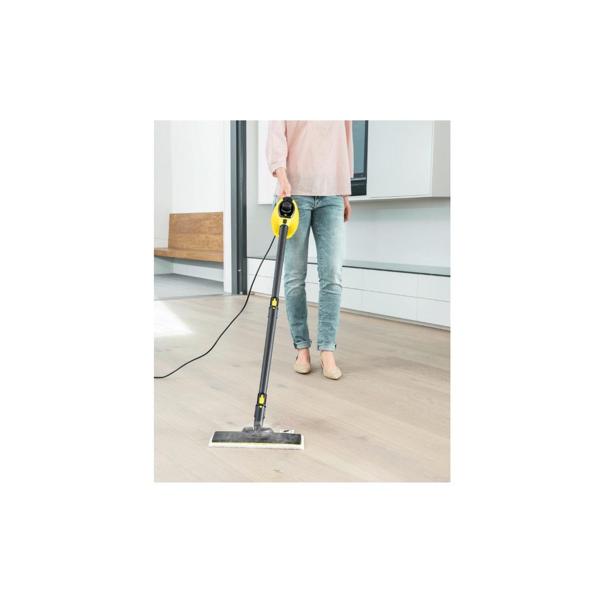 Voir la diapositive 3 : KARCHER Nettoyeur vapeur 1200w jaune - sc1easyfix