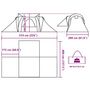 Voir la diapositive 6 : VIDAXL Tente familiale a dome 6 personnes vert impermeable