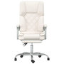 Voir la diapositive 3 : VIDAXL Fauteuil de massage inclinable de bureau Creme Similicuir