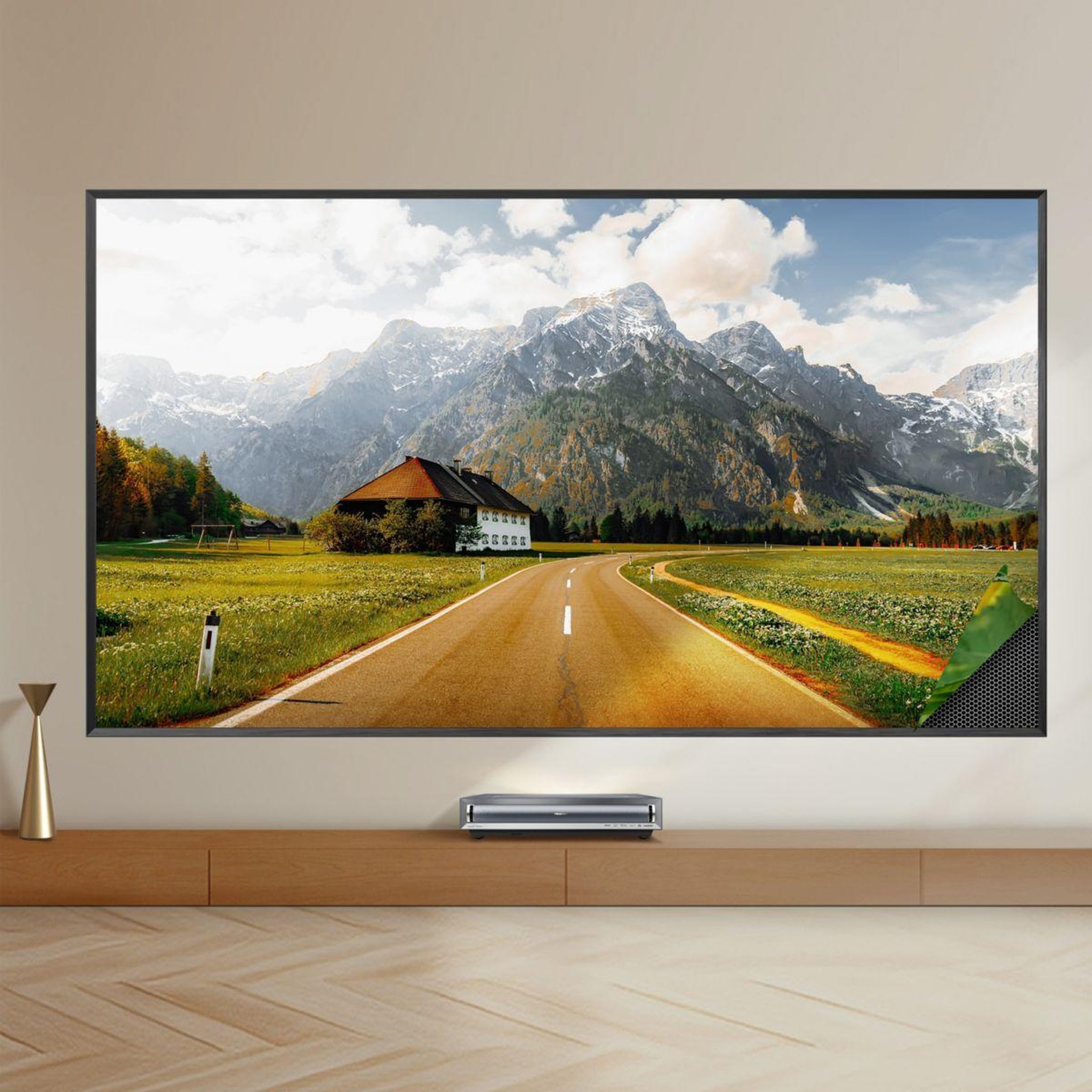 Voir la diapositive 2 : Hisense Ecran de projection DLT120-C