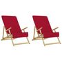 Voir la diapositive 4 : VIDAXL Serviettes de plage 2 pcs bordeaux 60x135 cm tissu 400 GSM