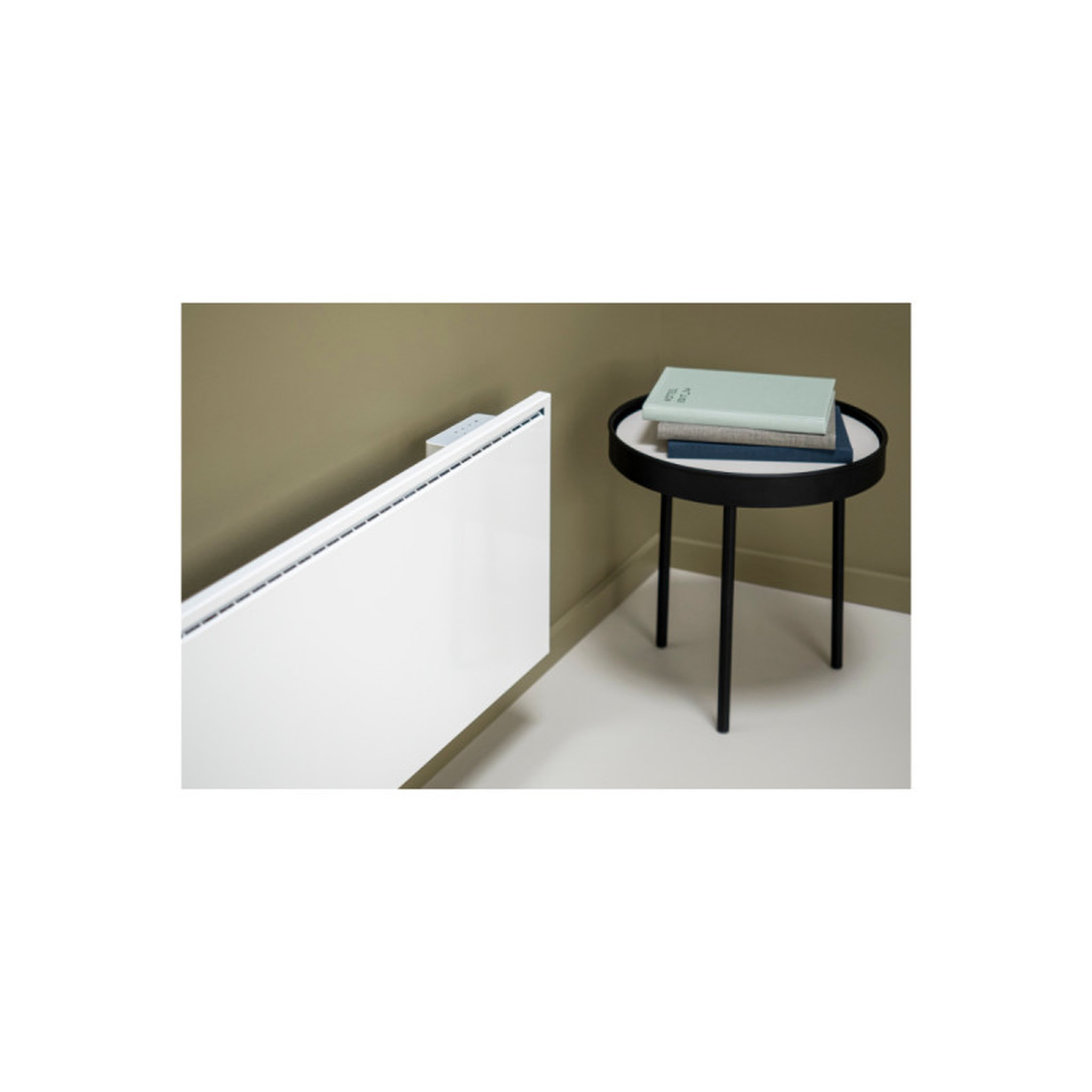 Voir la diapositive 5 :  Radiateur électrique ADAX Connecté - Blanc - 800 W - 750x330x91mm - Famn H 08 KWT