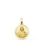 Voir la diapositive 3 : L'ATELIER D'AZUR Collier - Médaille Scapulaire Or Jaune - Chaîne Dorée