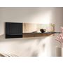 Voir la diapositive 2 : BEST MOBILIER Cambridge - étagère - effet bois et noir - 110 cm